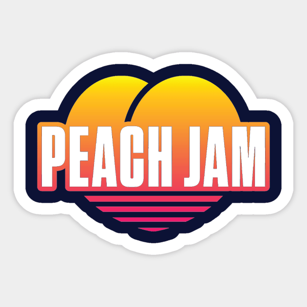 Peach Jam Pictures Sticker by ProblemAttic